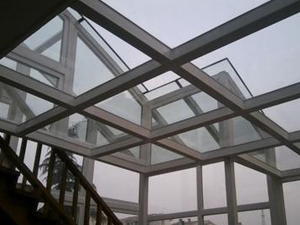 钢结构玻璃顶1